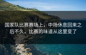 国家队比赛赛场上，中场休息回来之后不久，比赛的味道从这里变了