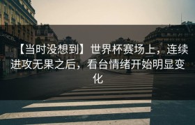 【当时没想到】世界杯赛场上，连续进攻无果之后，看台情绪开始明显变化