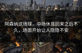 阿森纳这场球，中场休息回来之后不久，场面开始让人隐隐不安